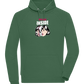 Dead Inside Skull Design - Comfort unisex hoodie_GREEN BOTTLE_front