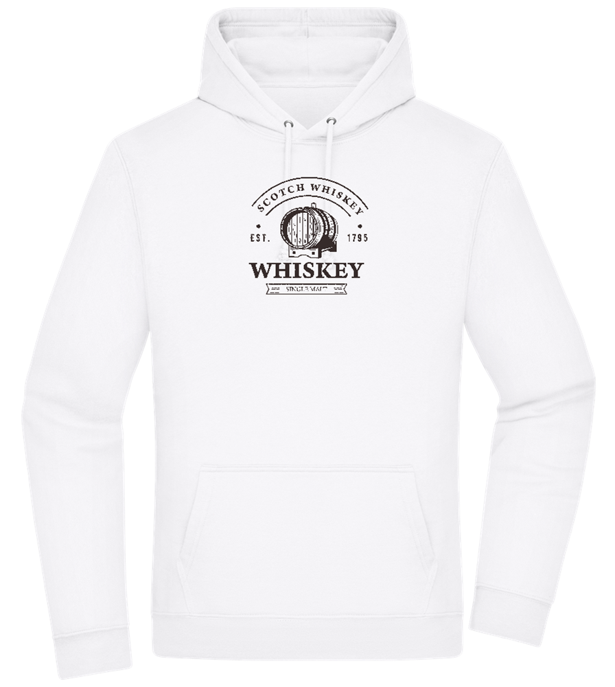 Scotch Whiskey Design - Premium Essential Unisex Hoodie_WHITE_front