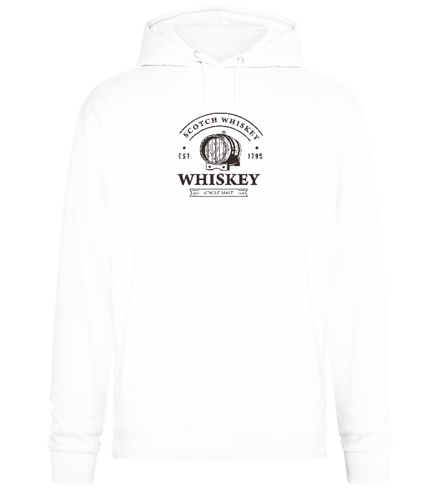 Scotch Whiskey Design - Premium Essential Unisex Hoodie_WHITE_front