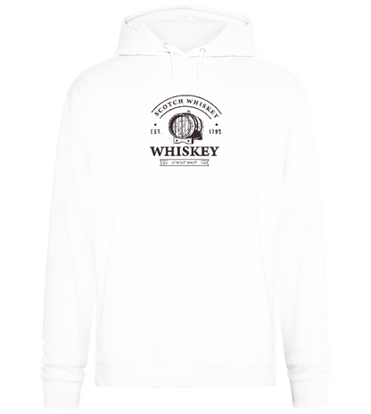 Scotch Whiskey Design - Premium Essential Unisex Hoodie_WHITE_front