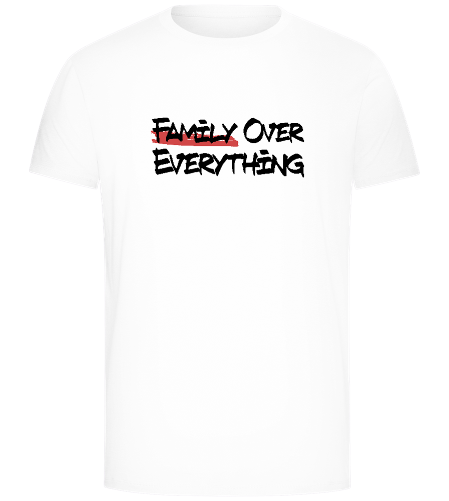 Family First Design - Comfort Unisex T-Shirt_WHITE_front