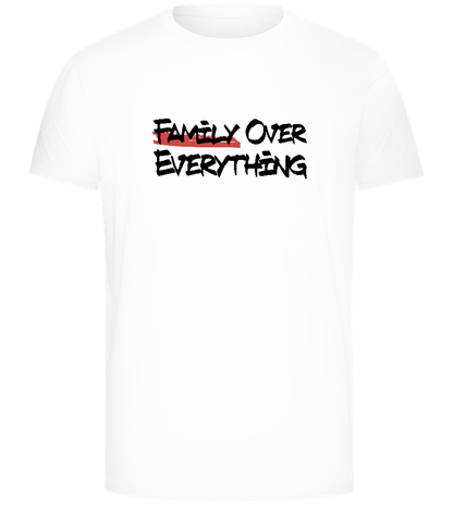 Family First Design - Comfort Unisex T-Shirt_WHITE_front