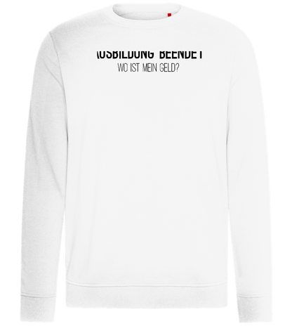 Ausbildung Beendet Design - Comfort unisex sweater_WHITE_front