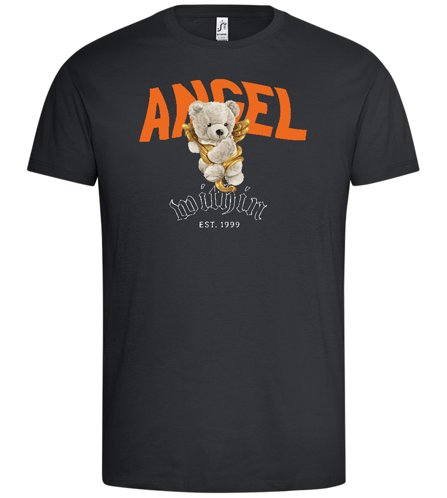 The Angel Within Teddy Design - Premium men's t-shirt_DARK GRAY_front