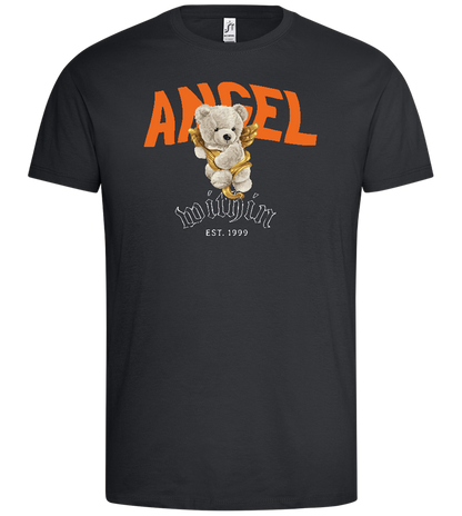 The Angel Within Teddy Design - Premium men's t-shirt_DARK GRAY_front