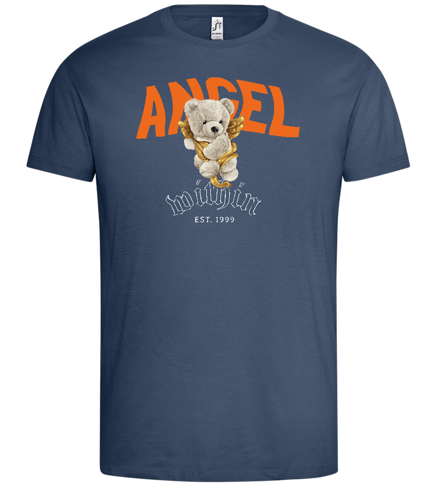 The Angel Within Teddy Design - Premium men's t-shirt_DENIM_front