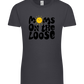 Moms on the Loose Design - Premium women's t-shirt_MOUSE GREY_front