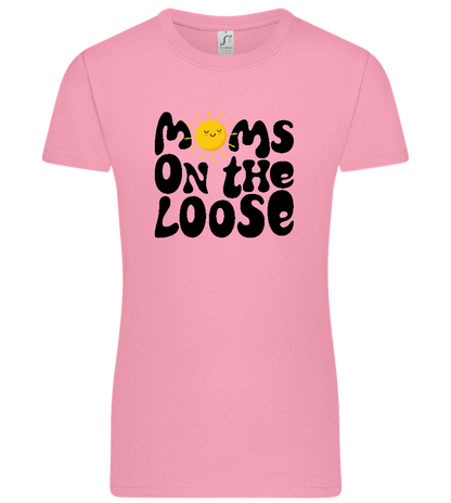 Moms on the Loose Design - Premium women's t-shirt_PINK ORCHID_front