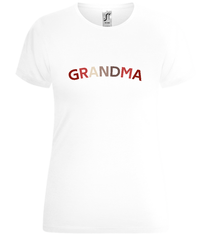 It's Grandma Design - Comfort women's t-shirt_WHITE_front