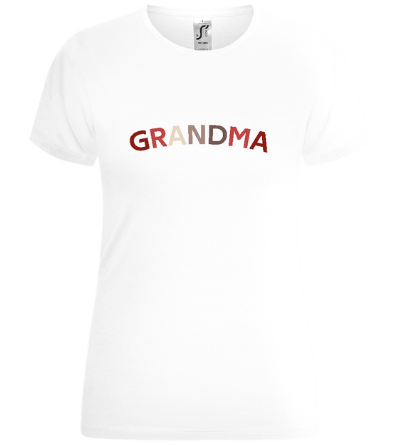 It's Grandma Design - Comfort women's t-shirt_WHITE_front