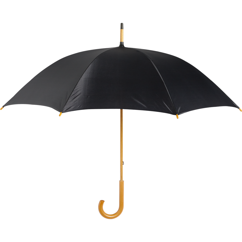 Classic Wood Umbrella_BLACK_DETAILEDIMAGE_back_1