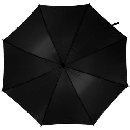 Classic Wood Umbrella_BLACK_front