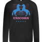 Unicorn Apparel 2023 Design - Premium kids long sleeve t-shirt_DEEP BLACK_front