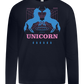 Unicorn Apparel 2023 Design - Premium kids long sleeve t-shirt_FRENCH NAVY_front