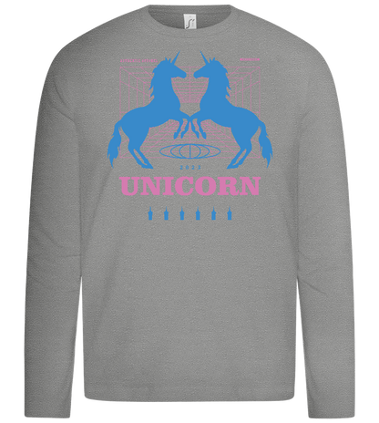 Unicorn Apparel 2023 Design - Premium kids long sleeve t-shirt_ORION GREY_front