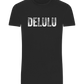 Delulu Design - Basic Unisex T-Shirt_DEEP BLACK_front