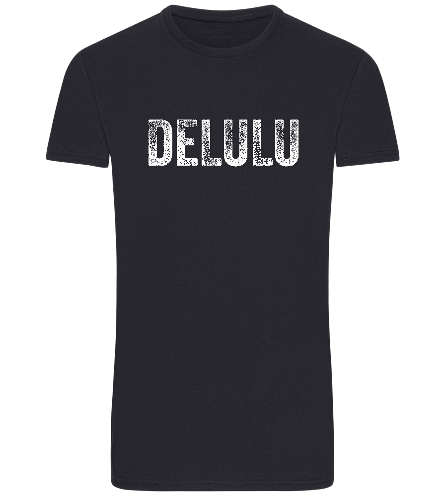 Delulu Design - Basic Unisex T-Shirt_FRENCH NAVY_front