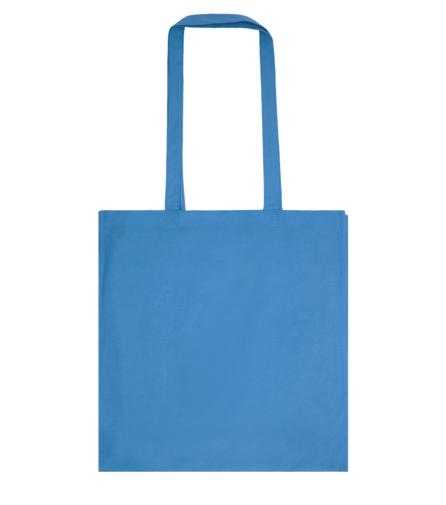 Basic colored cotton shopping bag_ROYAL BLUE_front