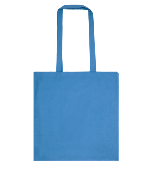 Basic colored cotton shopping bag_ROYAL BLUE_front