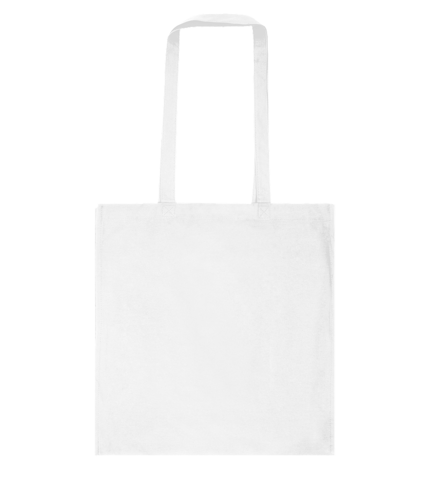 Basic colored cotton shopping bag_WHITE_back