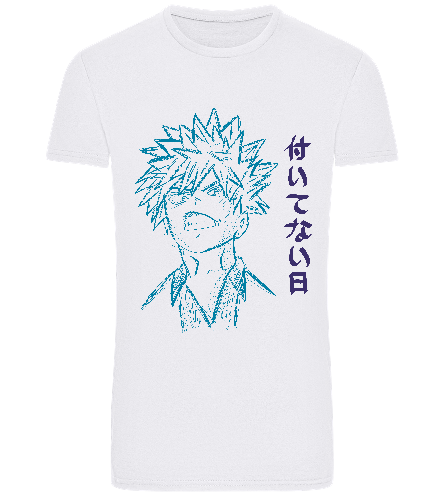 Anime Sketch Design - Basic Unisex T-Shirt_WHITE_front
