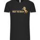 What The Buck Design - Comfort Unisex T-Shirt_DEEP BLACK_front