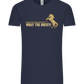 What The Buck Design - Comfort Unisex T-Shirt_FRENCH NAVY_front