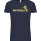 What The Buck Design - Comfort Unisex T-Shirt_FRENCH NAVY_front