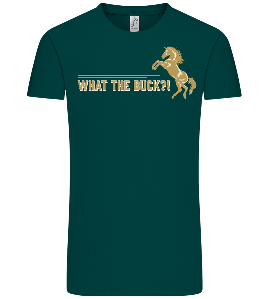 What The Buck Design - Comfort Unisex T-Shirt_GREEN EMPIRE_front