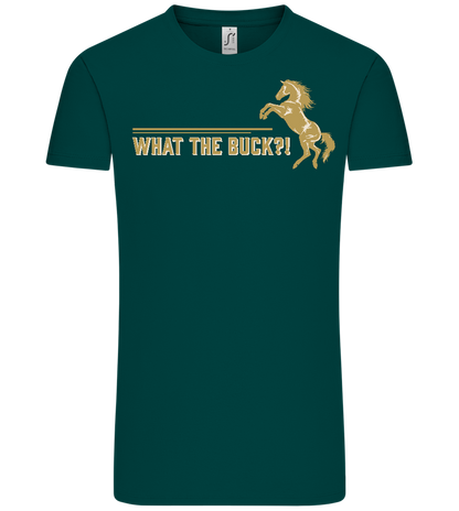 What The Buck Design - Comfort Unisex T-Shirt_GREEN EMPIRE_front