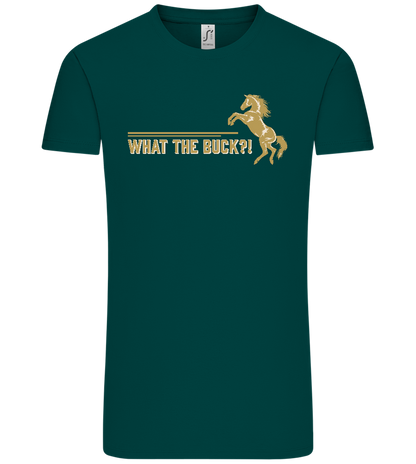 What The Buck Design - Comfort Unisex T-Shirt_GREEN EMPIRE_front