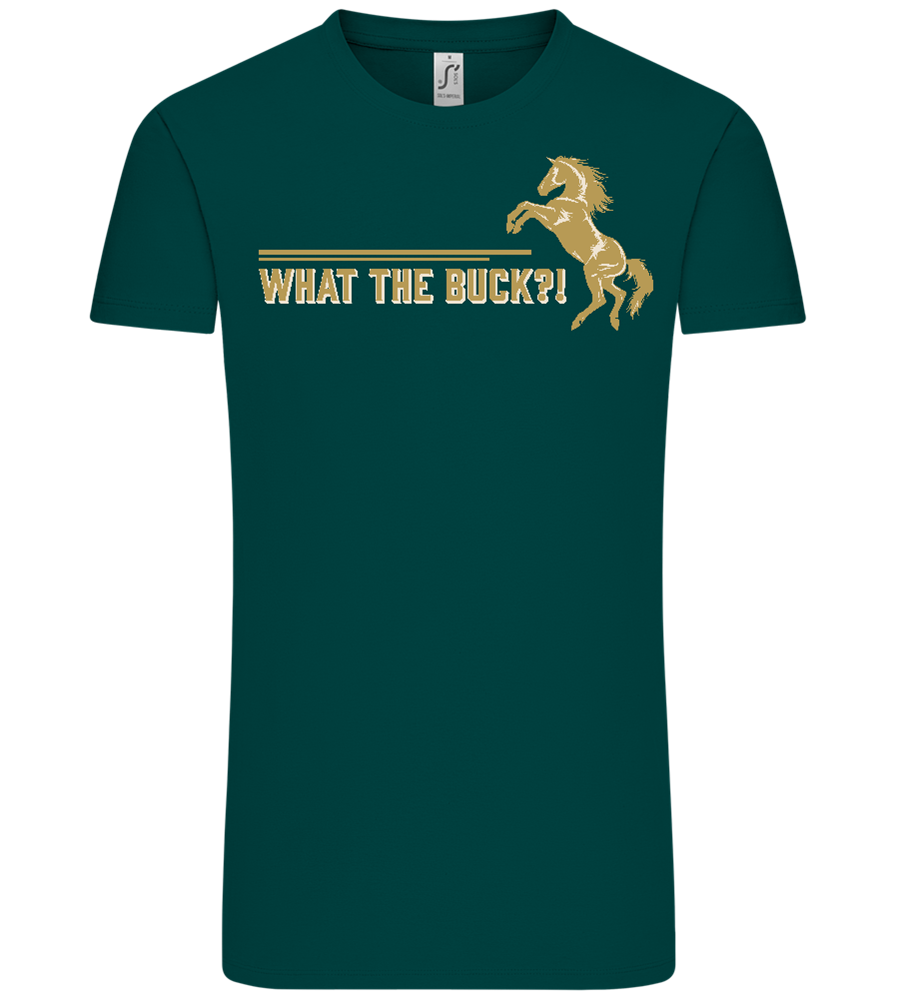 What The Buck Design - Comfort Unisex T-Shirt_GREEN EMPIRE_front