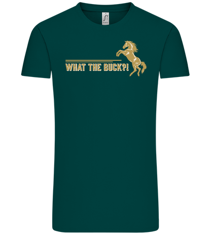 What The Buck Design - Comfort Unisex T-Shirt_GREEN EMPIRE_front