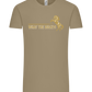 What The Buck Design - Comfort Unisex T-Shirt_KHAKI_front