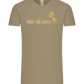 What The Buck Design - Comfort Unisex T-Shirt_KHAKI_front