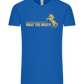 What The Buck Design - Comfort Unisex T-Shirt_ROYAL_front