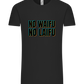 No Waifu No Laifu Design - Comfort Unisex T-Shirt_DEEP BLACK_front