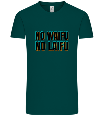 No Waifu No Laifu Design - Comfort Unisex T-Shirt_GREEN EMPIRE_front
