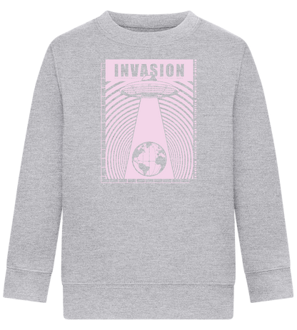 Invasion Ufo Design - Comfort Kids Sweater_ORION GREY II_front