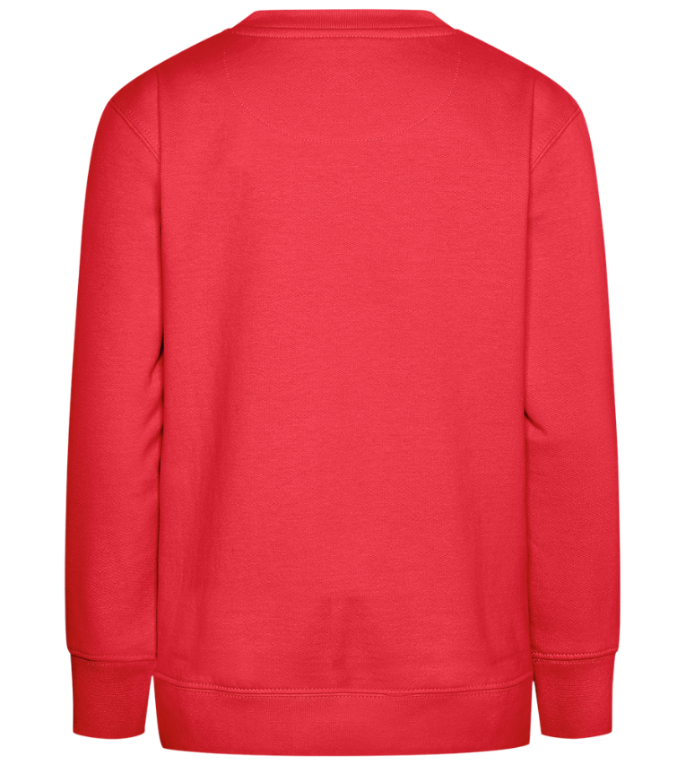 Invasion Ufo Design - Comfort Kids Sweater_BRIGHT RED_back