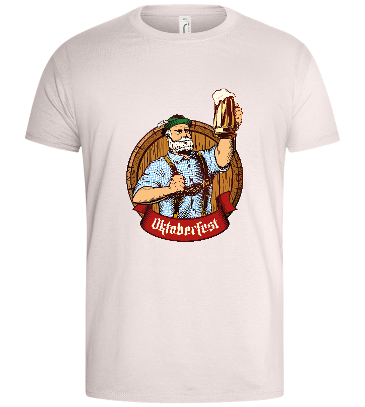 Oktoberfest Man Design - Basic men's t-shirt_LIGHT PINK_front