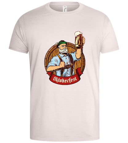 Oktoberfest Man Design - Basic men's t-shirt_LIGHT PINK_front