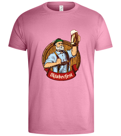 Oktoberfest Man Design - Basic men's t-shirt_PINK ORCHID_front