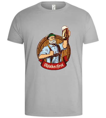 Oktoberfest Man Design - Basic men's t-shirt_PURE GRAY_front