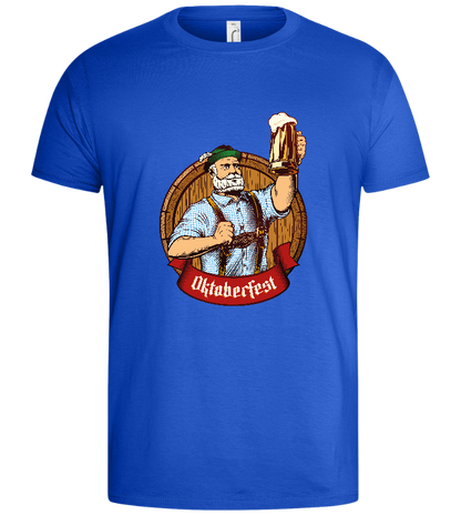 Oktoberfest Man Design - Basic men's t-shirt_ROYAL_front