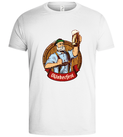 Oktoberfest Man Design - Basic men's t-shirt_WHITE_front