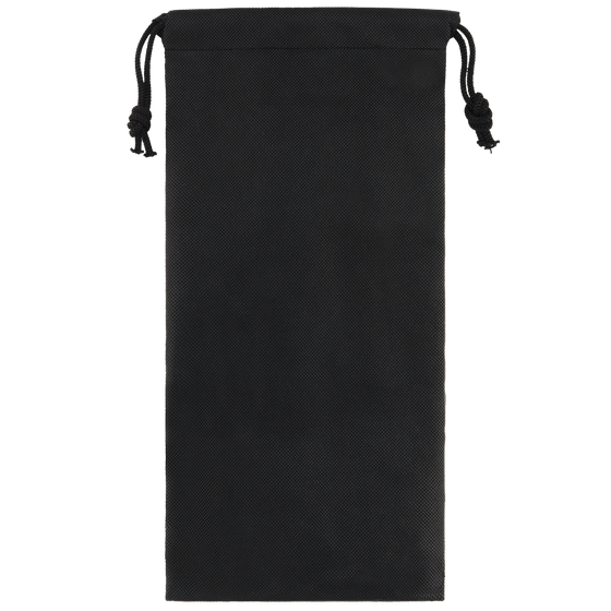 Hotel Slippers in Pouch_BLACK_left