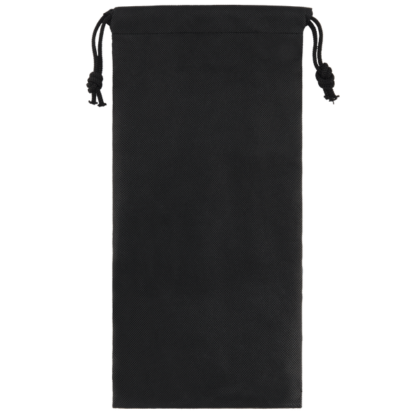 Hotel Slippers in Pouch_BLACK_left