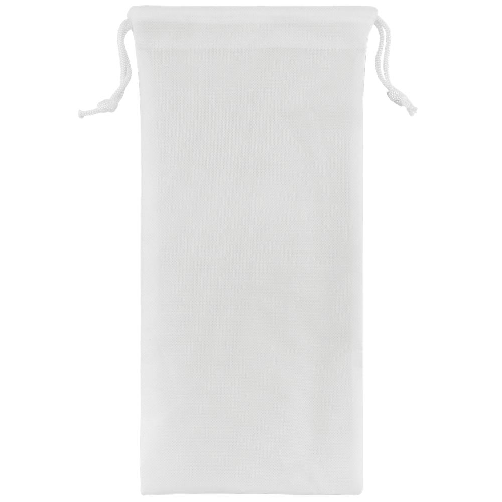 Hotel Slippers in Pouch_WHITE_left