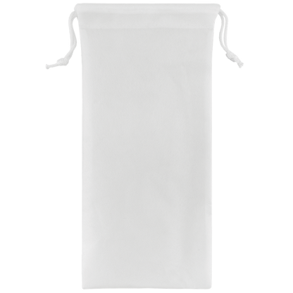 Hotel Slippers in Pouch_WHITE_left